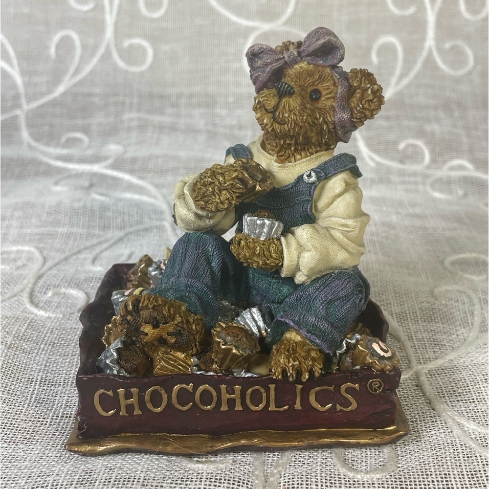 Vintage Chocoholics Anonymous Fanny Sweets Cheeks Boyds Bears “Never Enough”